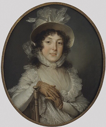Marie Philippe Claude Dumont-Walbonne, Madame Barbier, ca. 1808 (Alexandre Kucharski) (1741-1819) Musée du Louvre Paris, RF 4514   